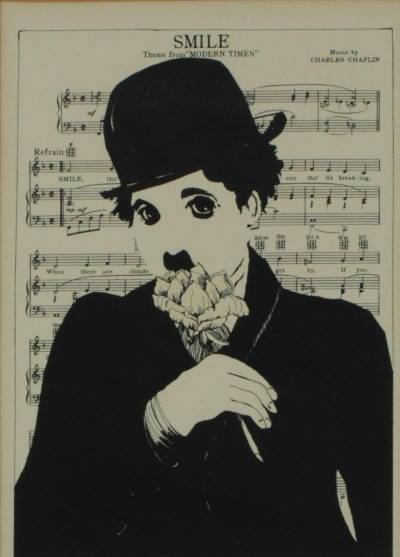 Image for Lot Charlie Chaplin, Lithograph, signed Piacente