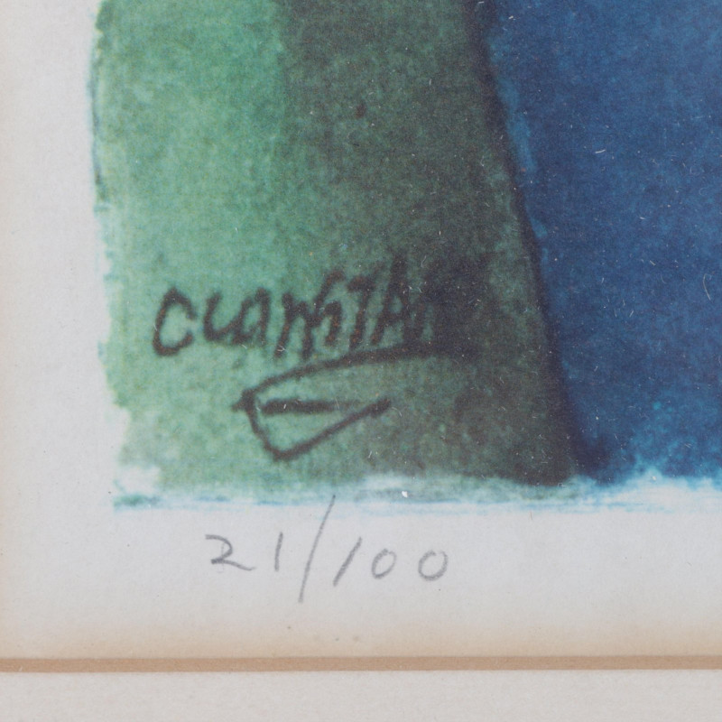George Constant - Couple, Color Lithograph