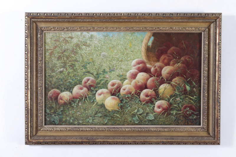Milne Ramsey -Peaches and Basket - O/C