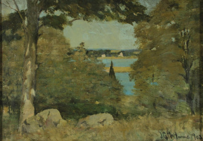 Image for Lot J.G. McManus (American 1882-1958) Landscape O/C