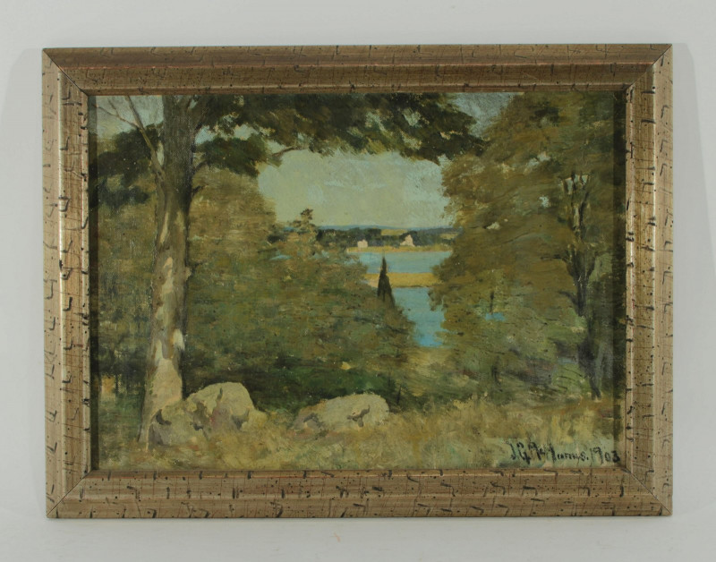 J.G. McManus (American 1882-1958) Landscape O/C