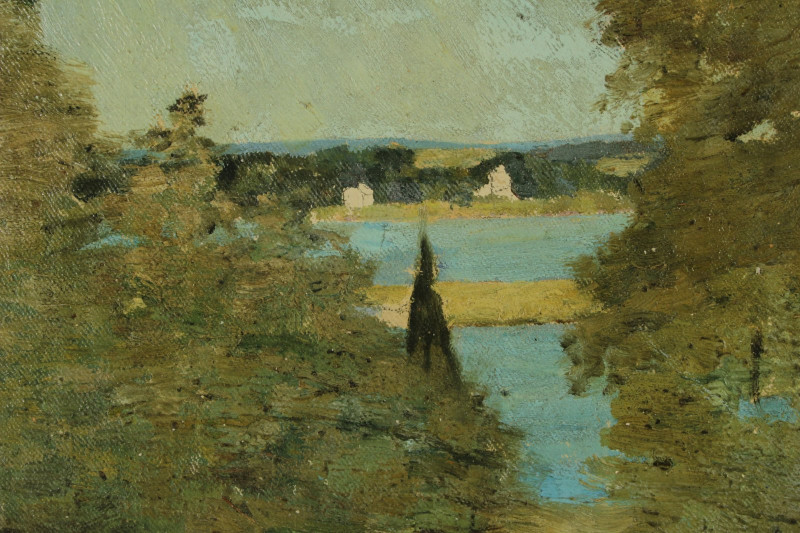 J.G. McManus (American 1882-1958) Landscape O/C