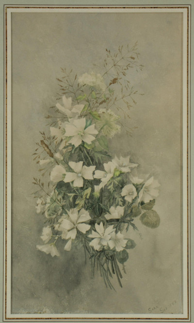 G. Philip, Garden O/C; Sark, Bouquet W/C C1883