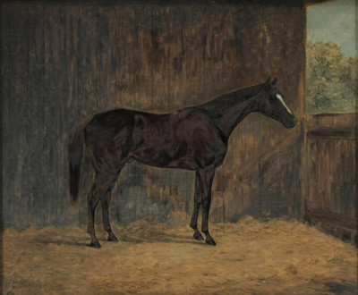 Image for Lot F.C. Clifton - Horse in Stall -O/C