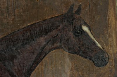 F.C. Clifton - Horse in Stall -O/C