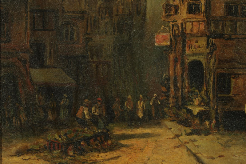 A.A. Spurning - Village Square, O/C