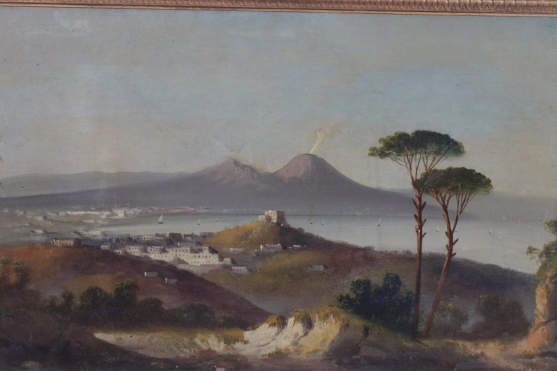 R. Colli - View of Herculaneum, O/C