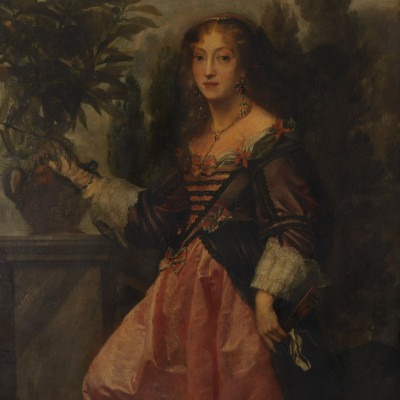 Image for Lot 19th C. or Earlier Portrait of a Lady