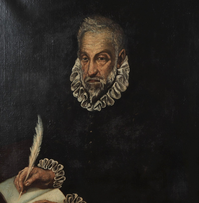 Manner of El Greco - Portrait of Cervantes