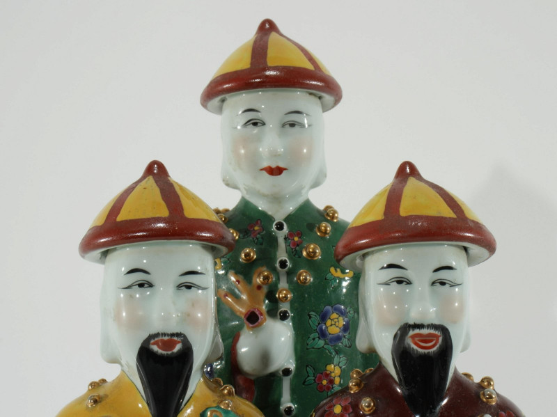3 Chinese Porcelain Figures of Standing Men