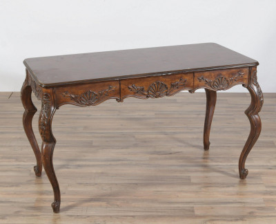 Rococo Style Beechwood Stained Desk
