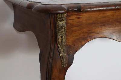 Rococo Style Gilt Metal Mounted Pine Console