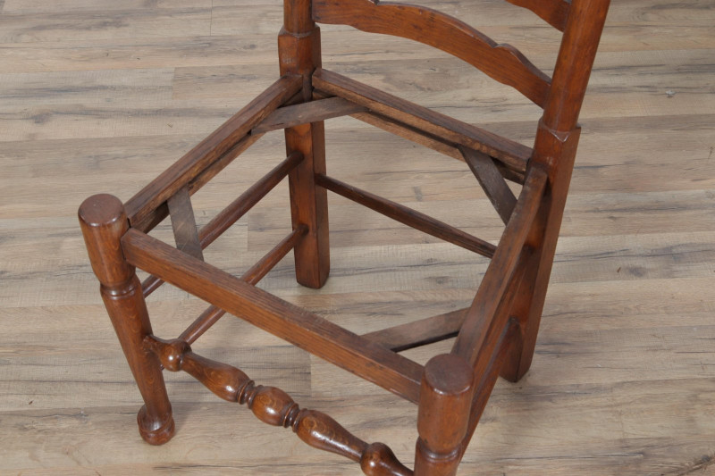 10 Yorkshire Style Oak Dining Chairs