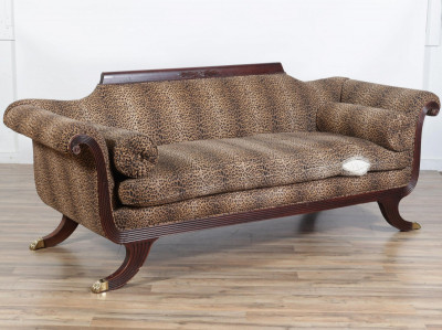 Image for Lot 19th C Duncan Phyfe Style Sofa