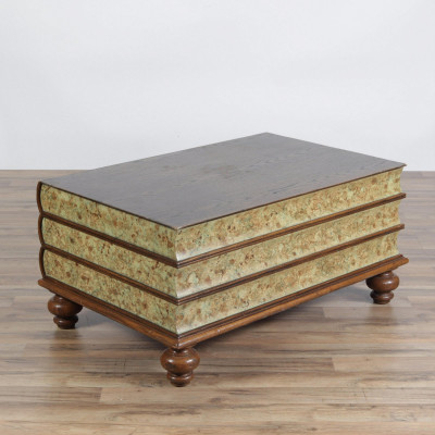Image for Lot Victorian Style Book-form Coffee Table