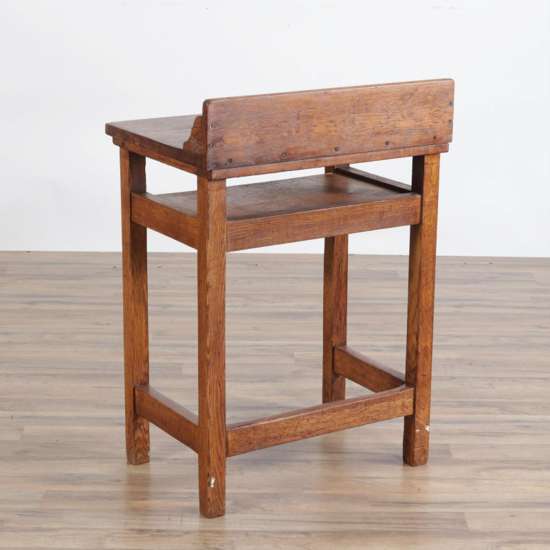 Arts & Crafts Oak Side Table, Early 20th C.