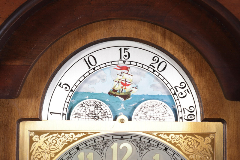 Howard Miller Mahogany Tall Case Clock
