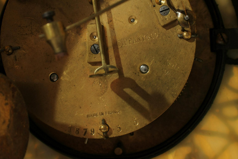 Tiffany Studios Grapevine Mantle Clock