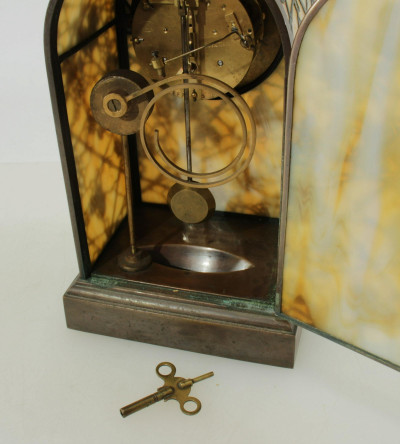 Tiffany Studios Grapevine Mantle Clock