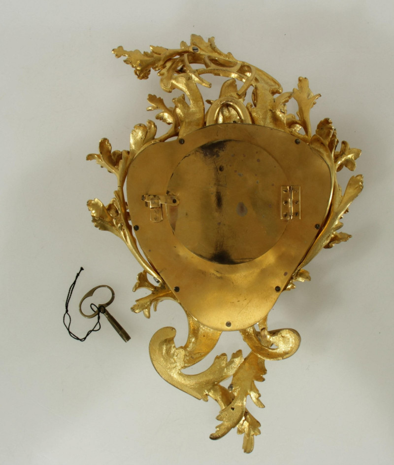 Louis XV Style Ormolu Cartel Clock, 19th C..