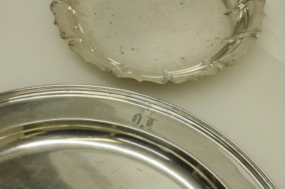 American and Russian Sterling Silver Bowl-Tray