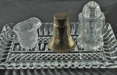 15 Continental Metal & Glass Tableware & Objects