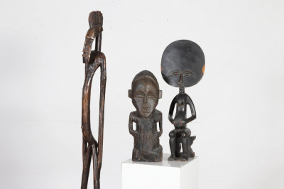 Image for Lot 3 African Carved Wood Figures