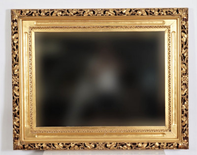 Image for Lot Victorian Giltwood Mirror, 19th C.