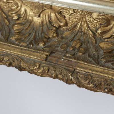 Classical Gilt Gesso Wood Frame Mirror