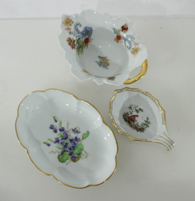 Porcelain and Silver Boxes, Herend, Limoges
