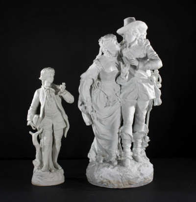 Image for Lot 2 Continental Bisque Figures