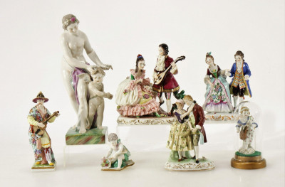Image for Lot 7 German Porcelain Groups