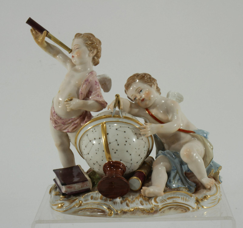 3 Meissen Porcelain Figural Groups