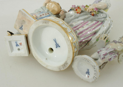 4 Meissen Porcelain Figurines