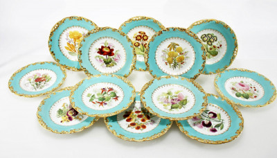 Image for Lot 12 Copeland Spode Porcelain Plates, 1850-1895