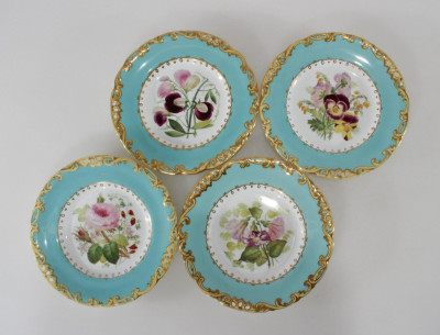 12 Copeland Spode Porcelain Plates, 1850-1895