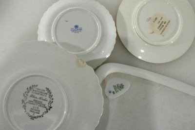 16 English & Continental Porcelain Plates & Object