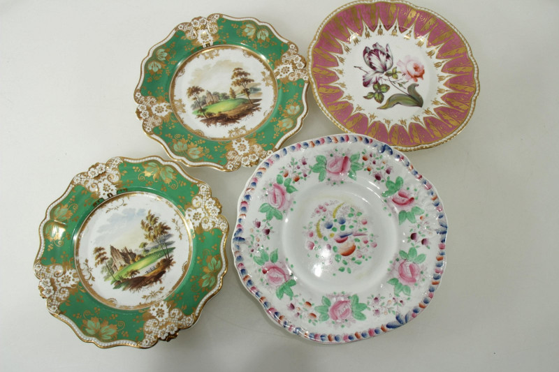 10 English Porcelain & Stoneware Plates