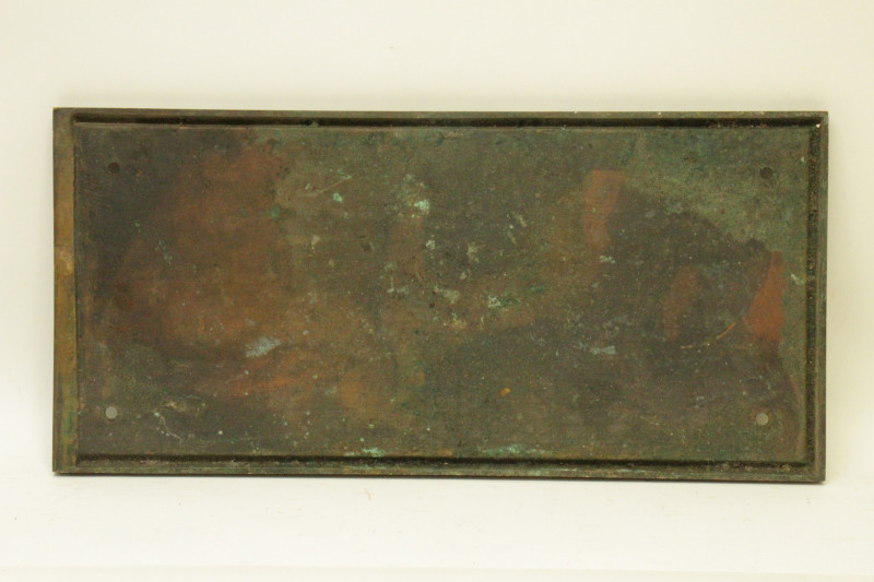 Bronze Historical Marker Plaque,Ellison Bronze Co.