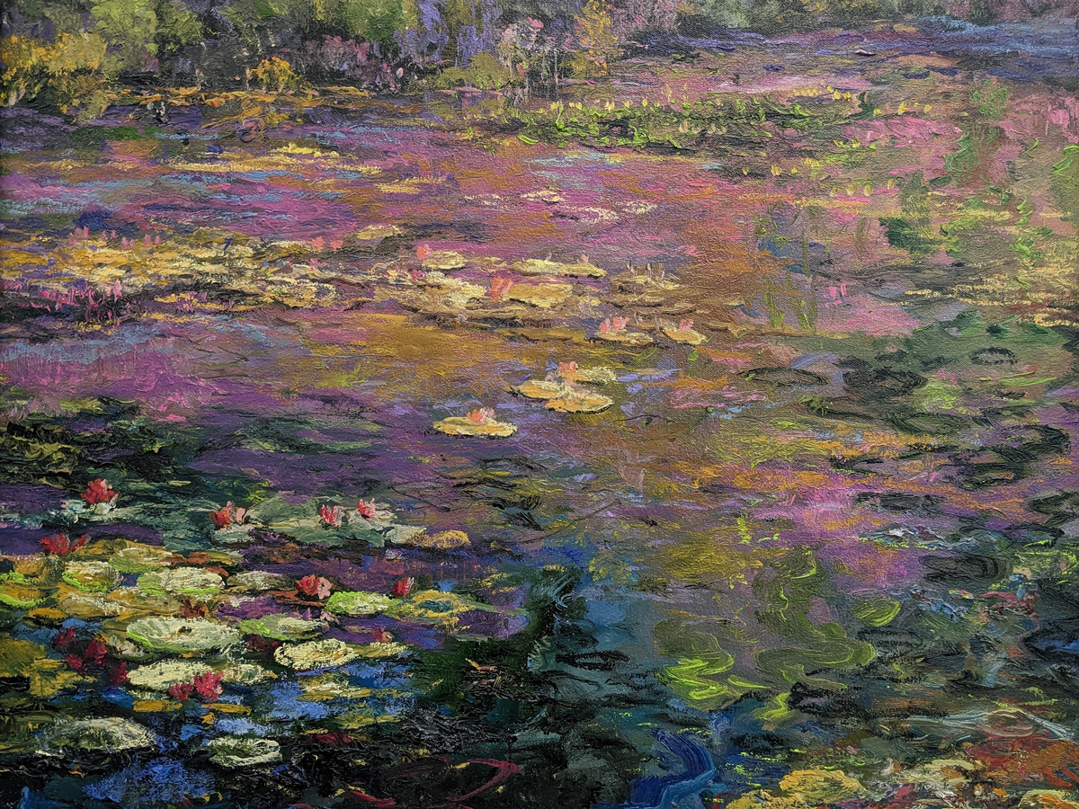 Thomas A. DeDecker, Pond Flowers (2022)