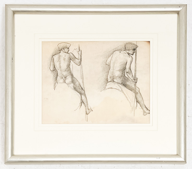 Edward Burne-Jones - Study for Sir Galahad