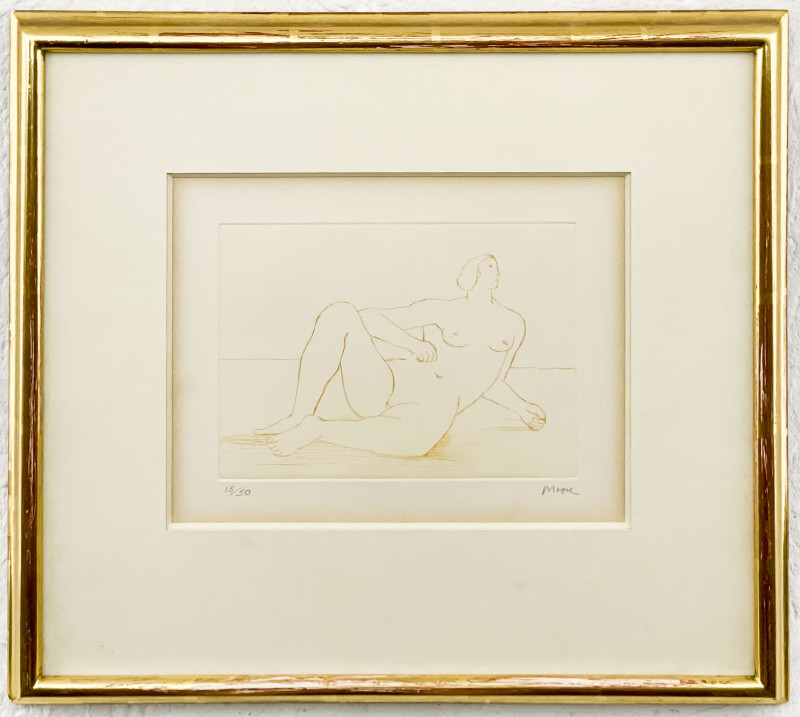 Henry Moore - Reclining Nude I (CR-482)