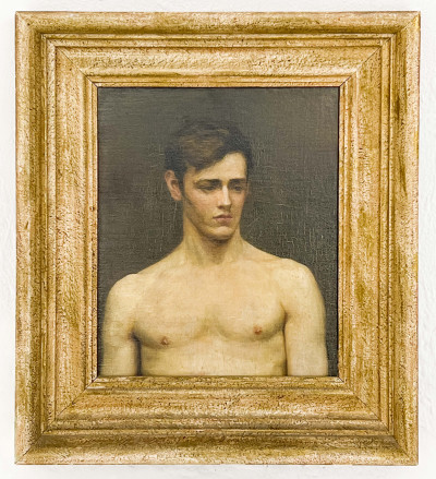 Hugh Goldwin Rivière - Bust Portrait of a Young Man