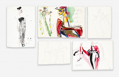 Image for Lot Joe Eula - Fashion Drawings for Complice and Lancetti