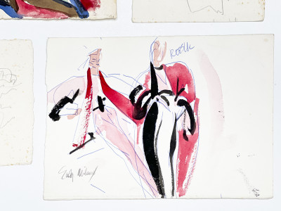 Joe Eula - Fashion Drawings for Complice and Lancetti