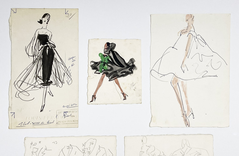 Joe Eula - Fashion Drawings for Yves Saint Laurent and Louis Féraud