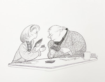 Image for Lot Al Hirschfeld - The Gin Game