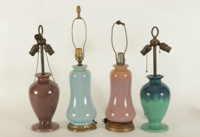 Image for Lot Munice Pottery Lamps