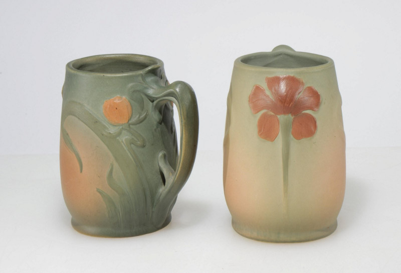 Weller Art Nouveau Pottery Vase & Mugs