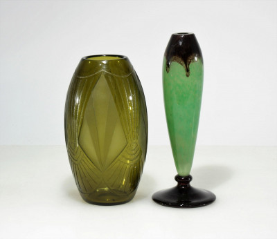 Image for Lot Legras & Degus Art Deco Vases